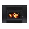 Mega Smart Inbuilt Wood Fire Gloss Black