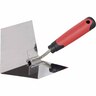 113mm Corner Trowel 113mm Silver with Red Handle