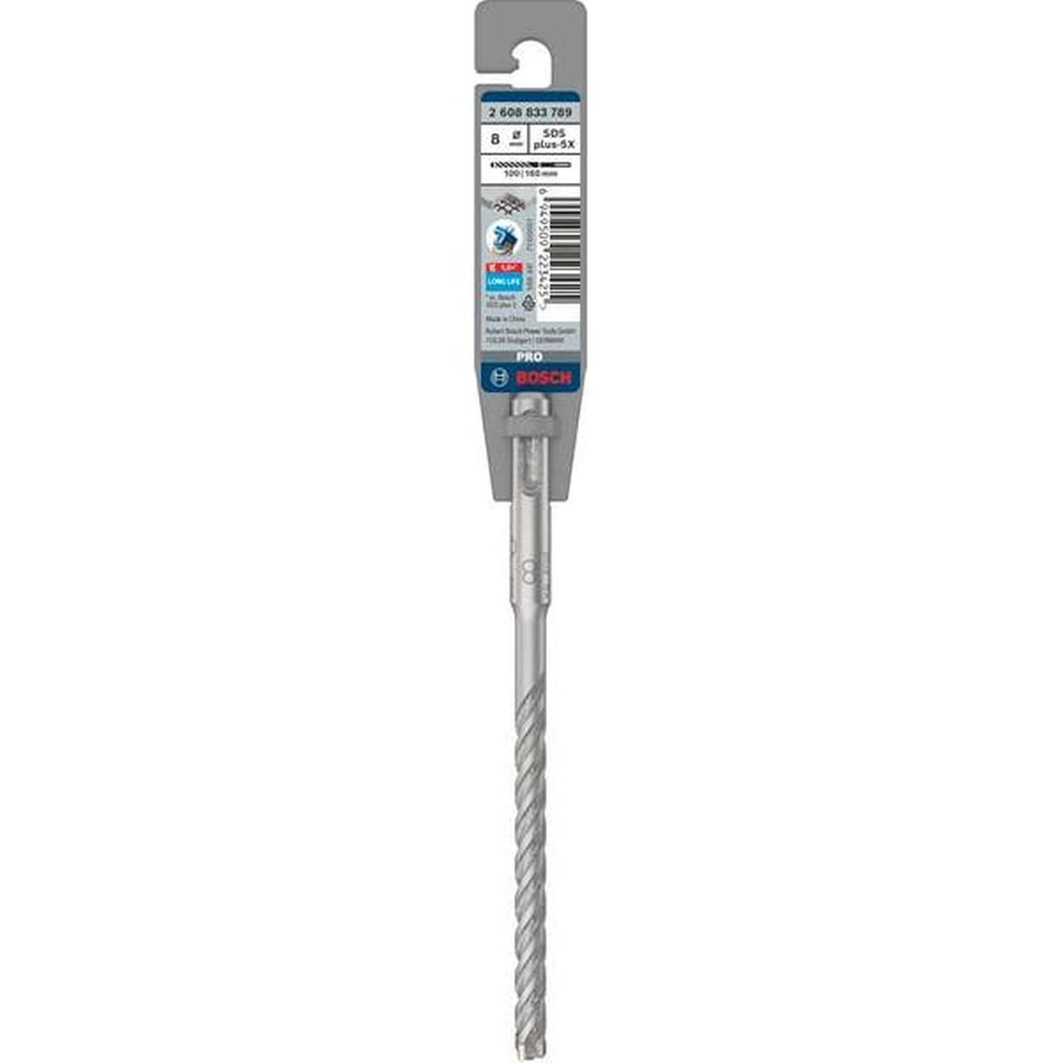SDS Plus-5X Hammer Drill Bit 8 x 100 x 160mm