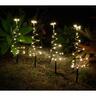 Firework Light 41cm H / Solar Panel Warm White