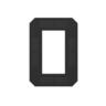 StreetGlo Solar Illuminated Numbers Zero