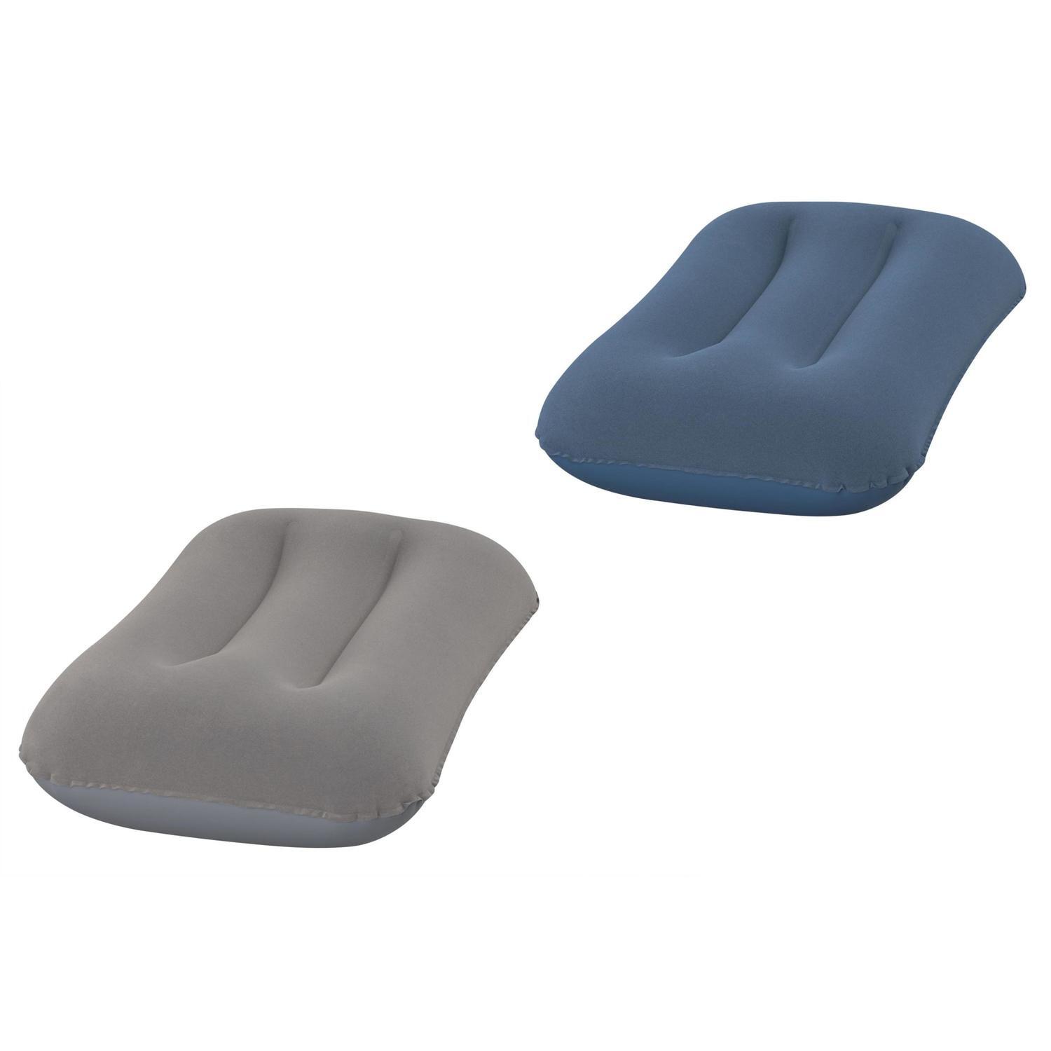 Flocked Air Camp Pillow DC5 Gray, Black
