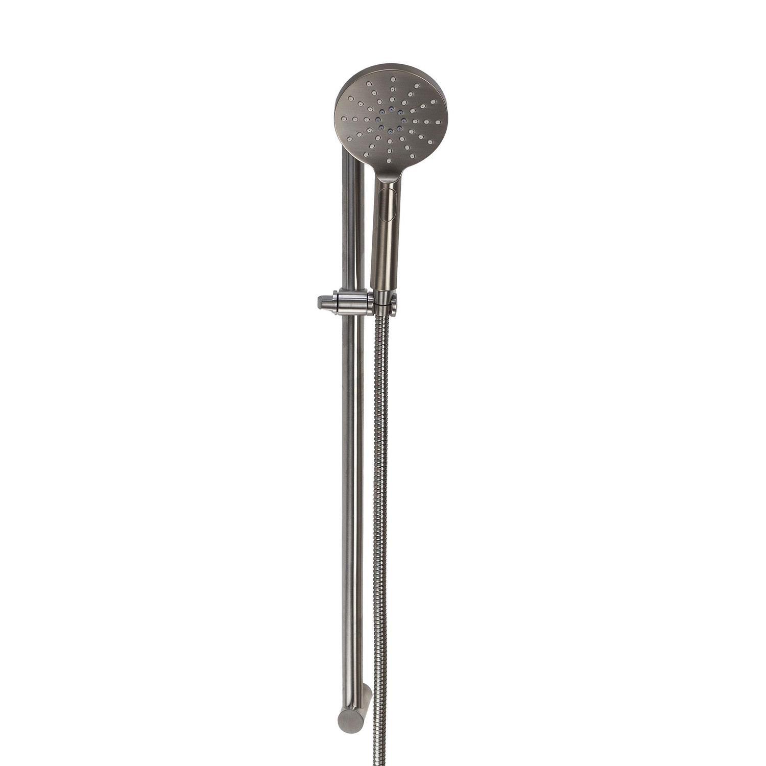 Multifunction Shower Rail  Brushed Stainless