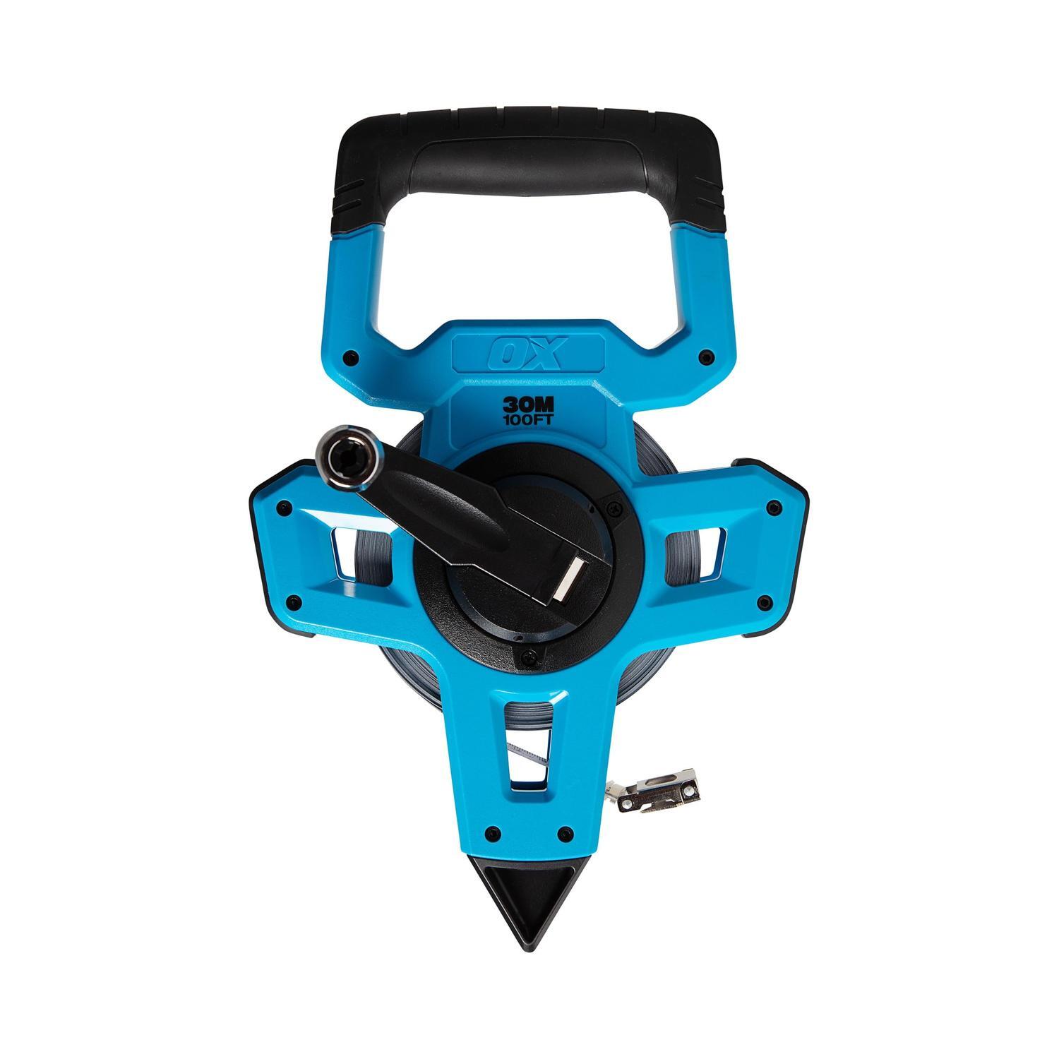 Open Reel Tape Measure 30m Blue