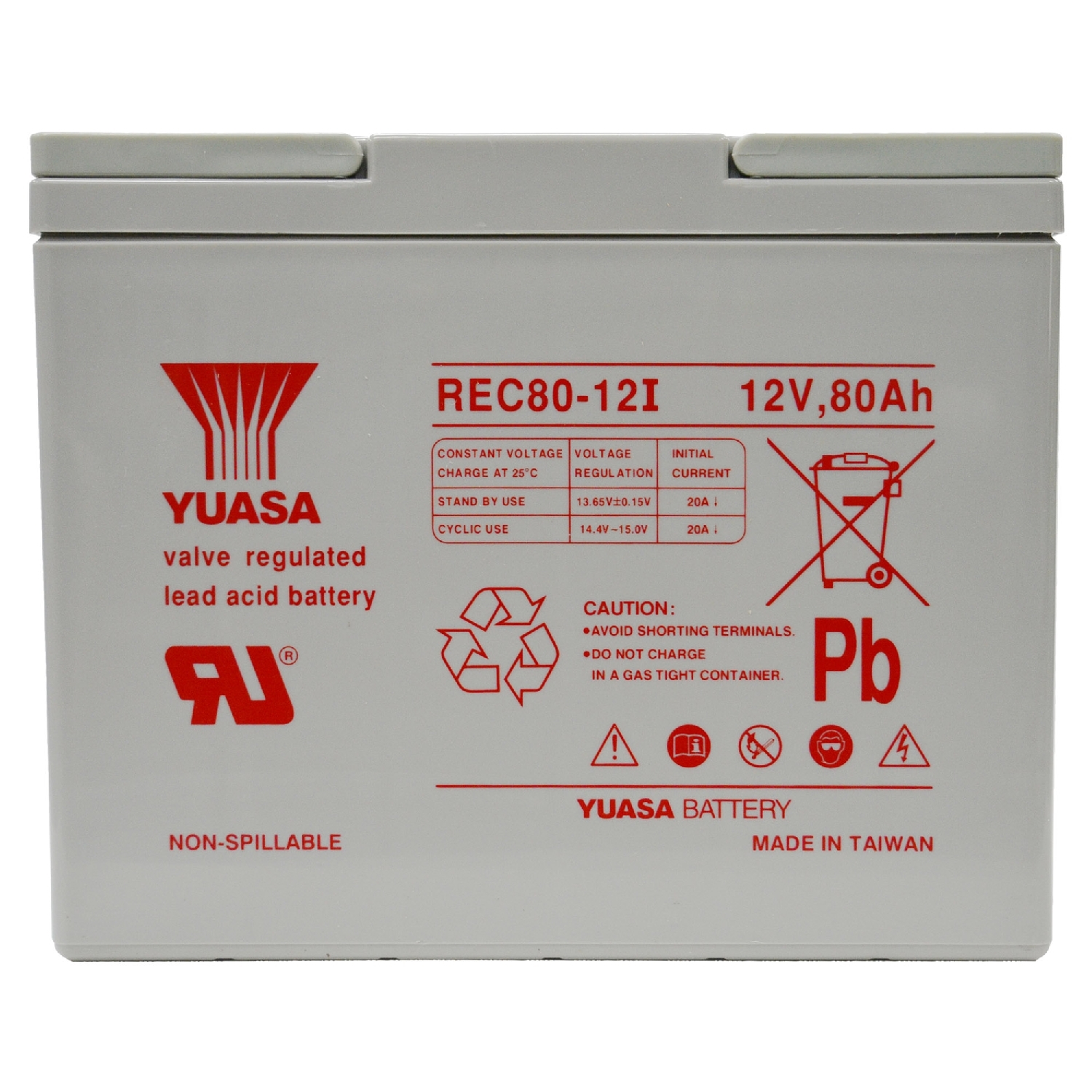 AGM Deep Cycle Battery REC80-12