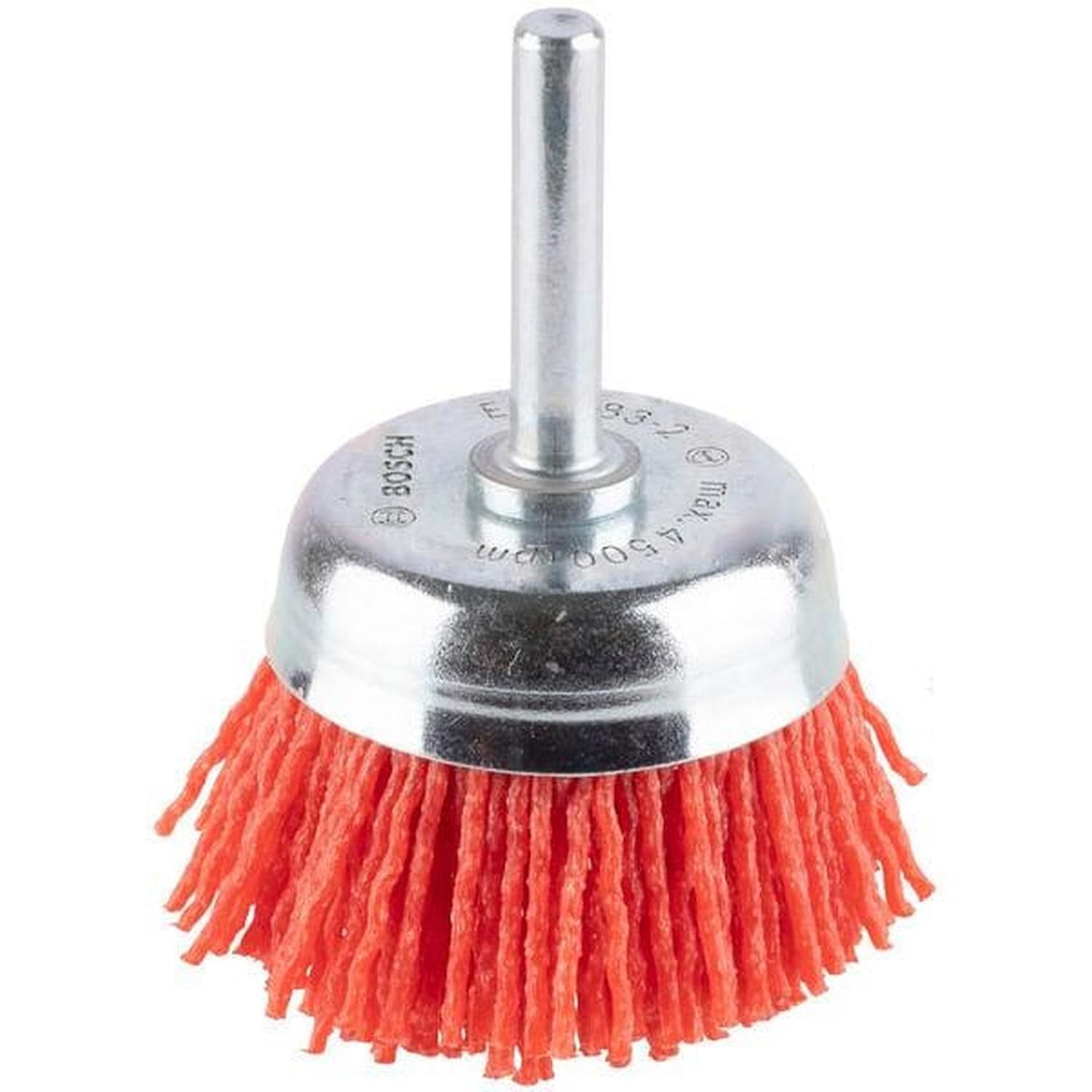 Cup Brush Nylon Shaft 6mm 50mm