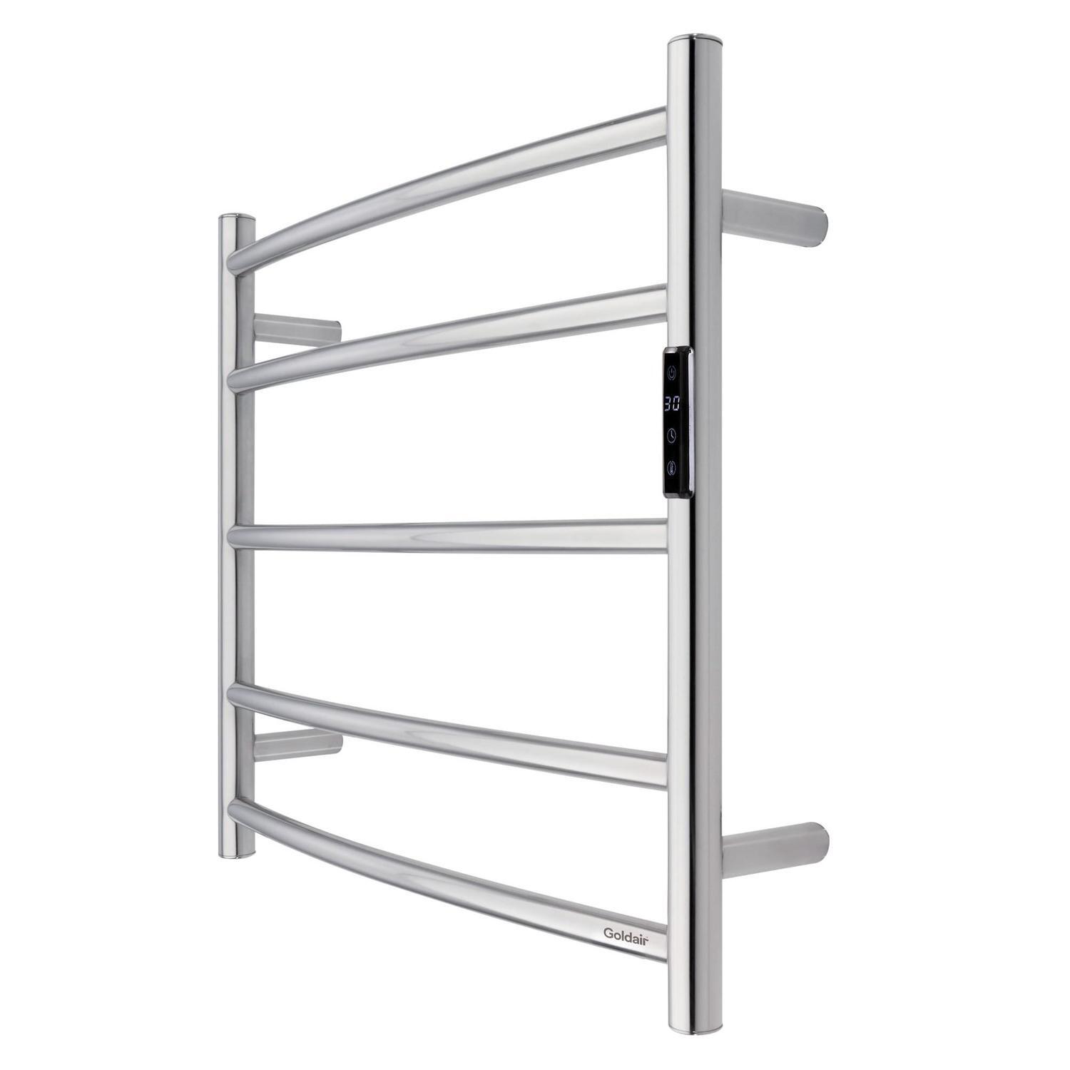 5 Bar Heated Towel Rail Chrome