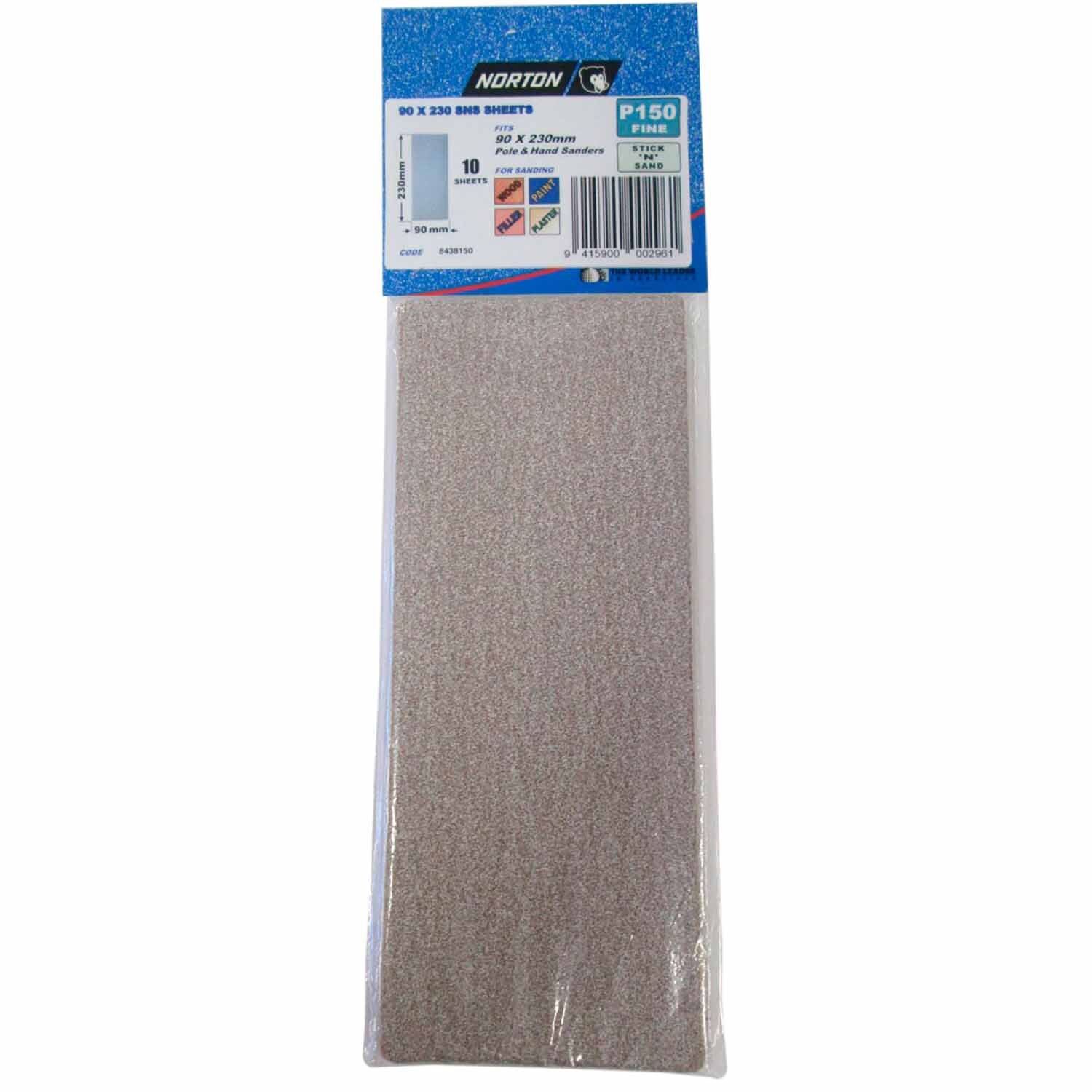 Sand Paper Stick N Sand 150 Grit