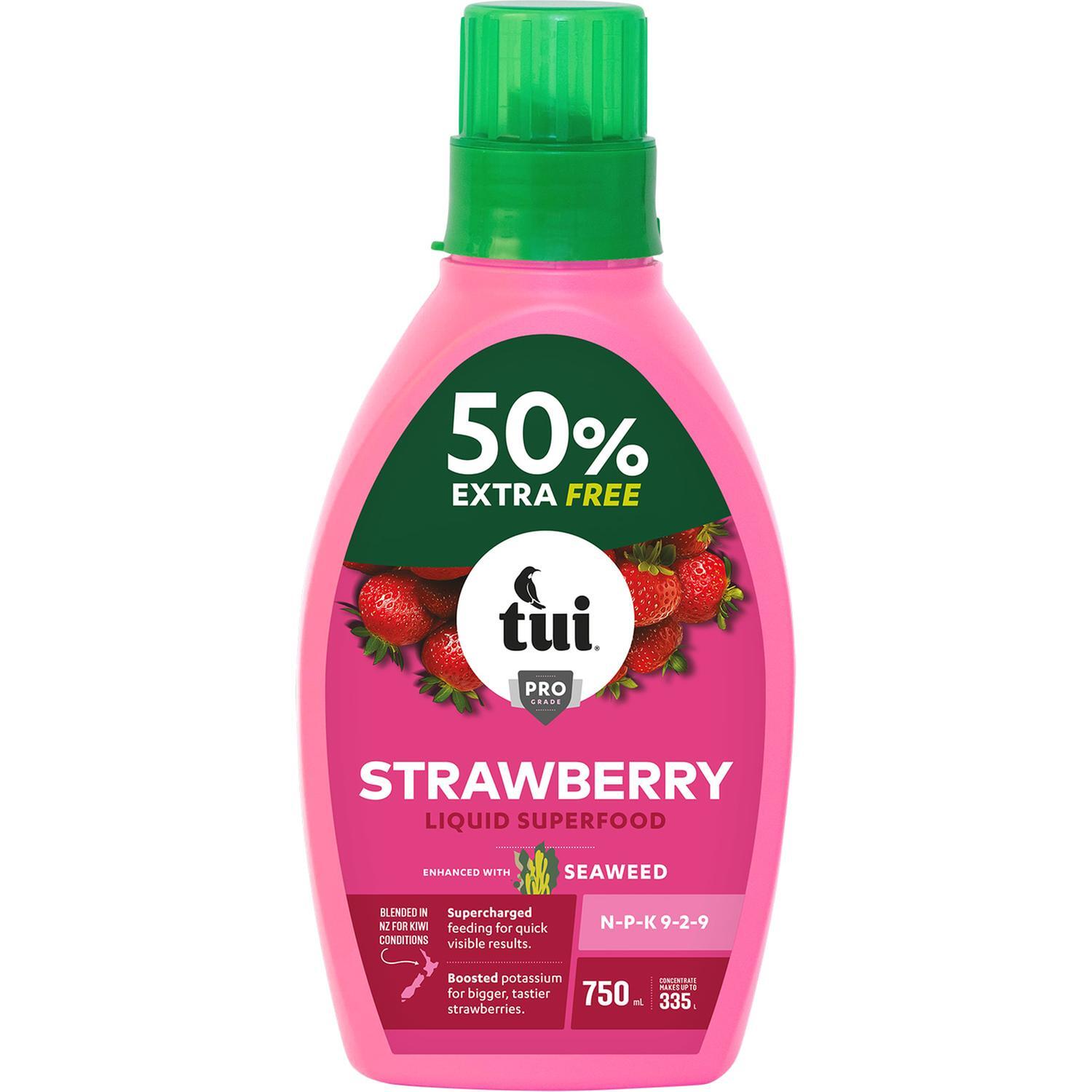 Strawberry Liquid Superfood 500 mL +50% free