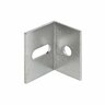 Angle bracket with horizontal slot H: 21mm, W: 25mm L: 17mm Galvanized