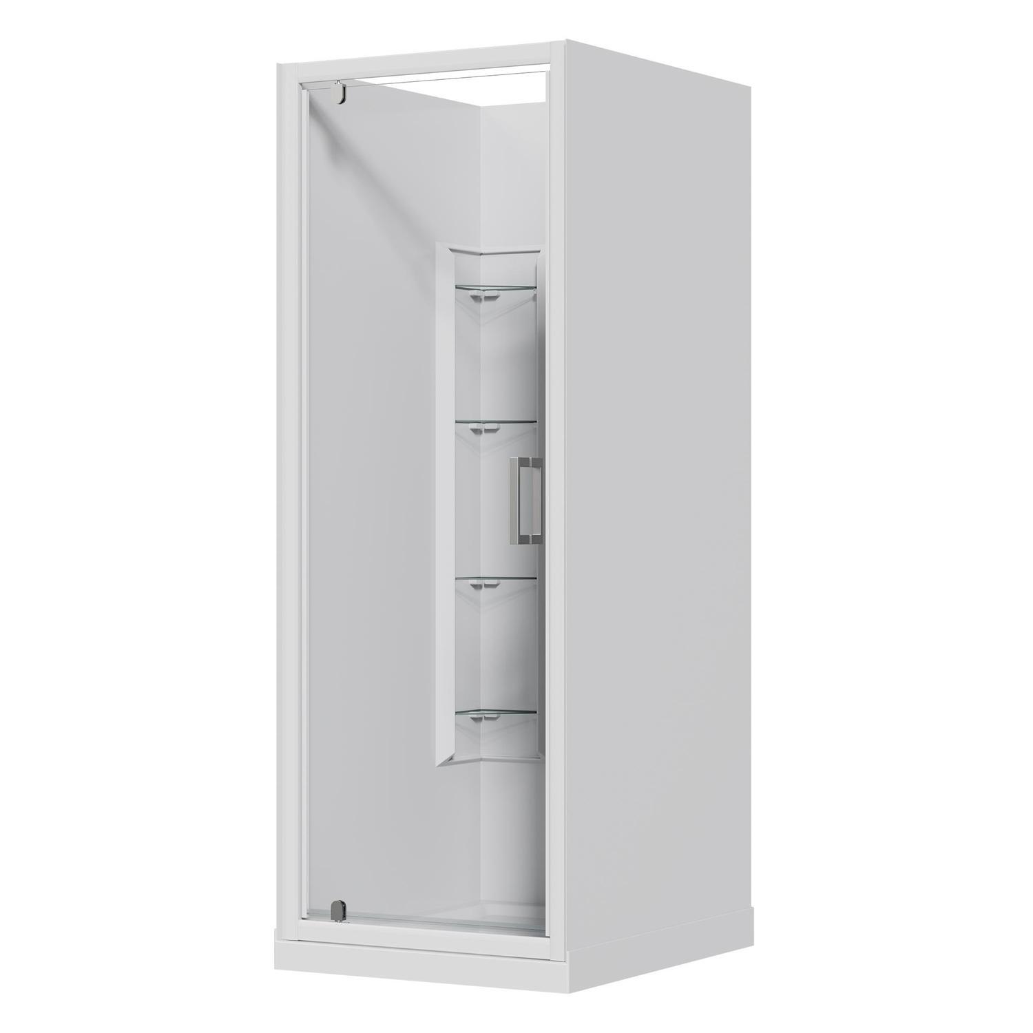 Alcove Corner Mould Acrylic Shower 750 x 900 x 2015mm White