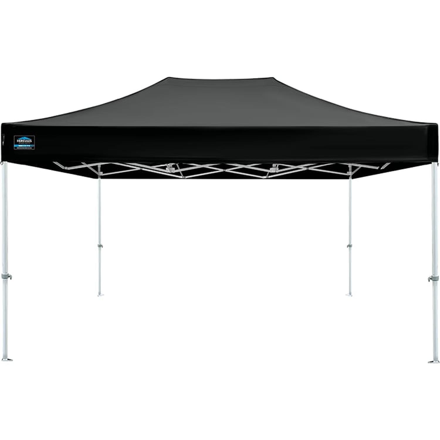 Hercules Hex 45A Alloy Gazebo 3x4.5m Black