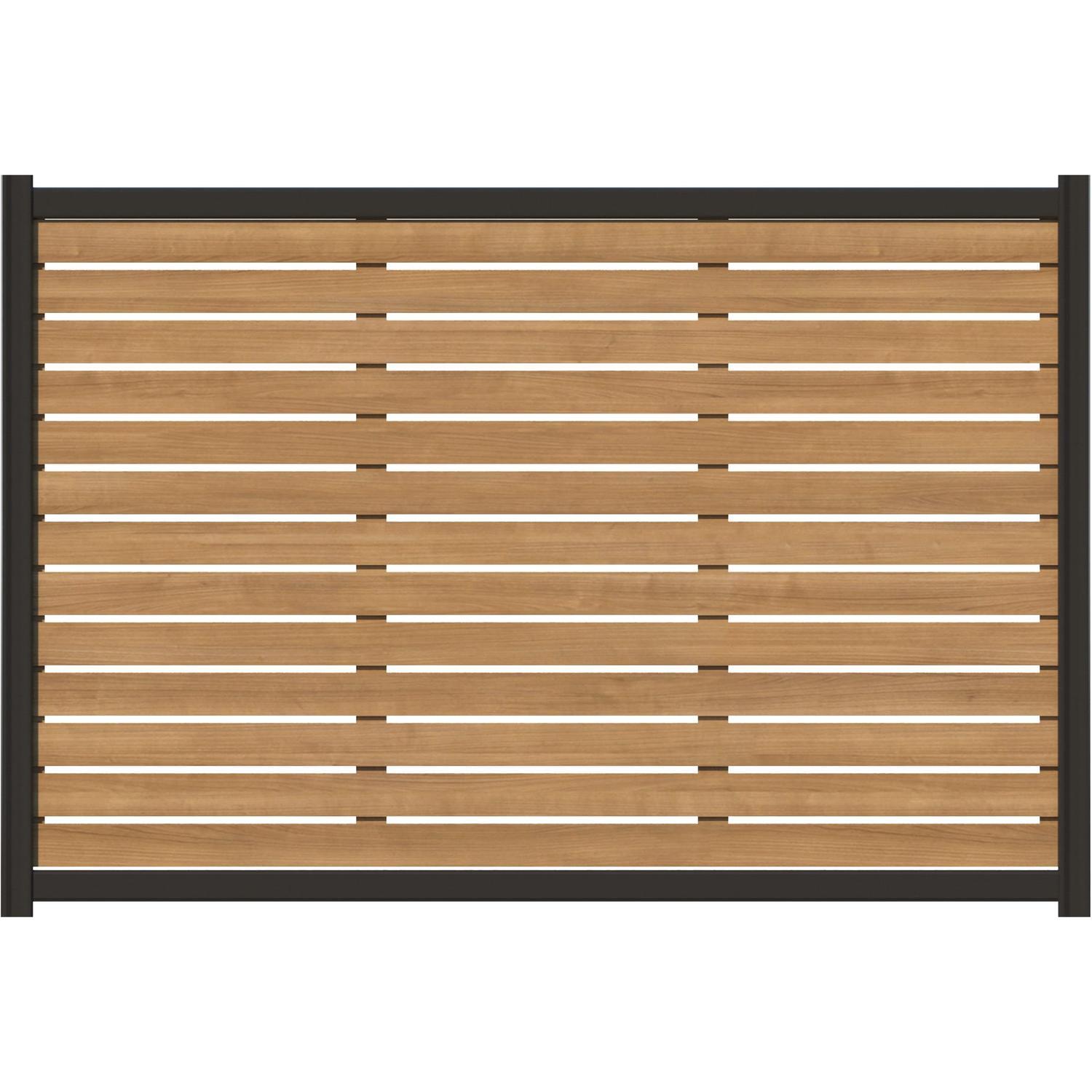 SlatWall Timber Fence Panel H: 1200mm x W: 2380mm Thunder
