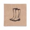 ECO Kiwiana Serviettes 50 Pack 165 x 52 x 162mm Natural Assorted Colours