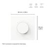 Wireless  Dial Switch White