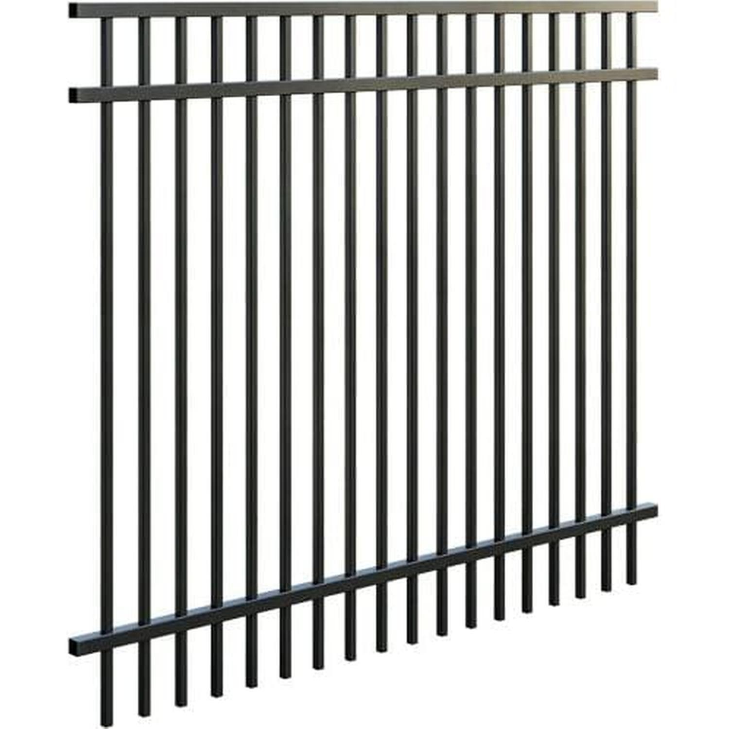 Kura Fence Panel H: 1800mm, W: 2250mm Black