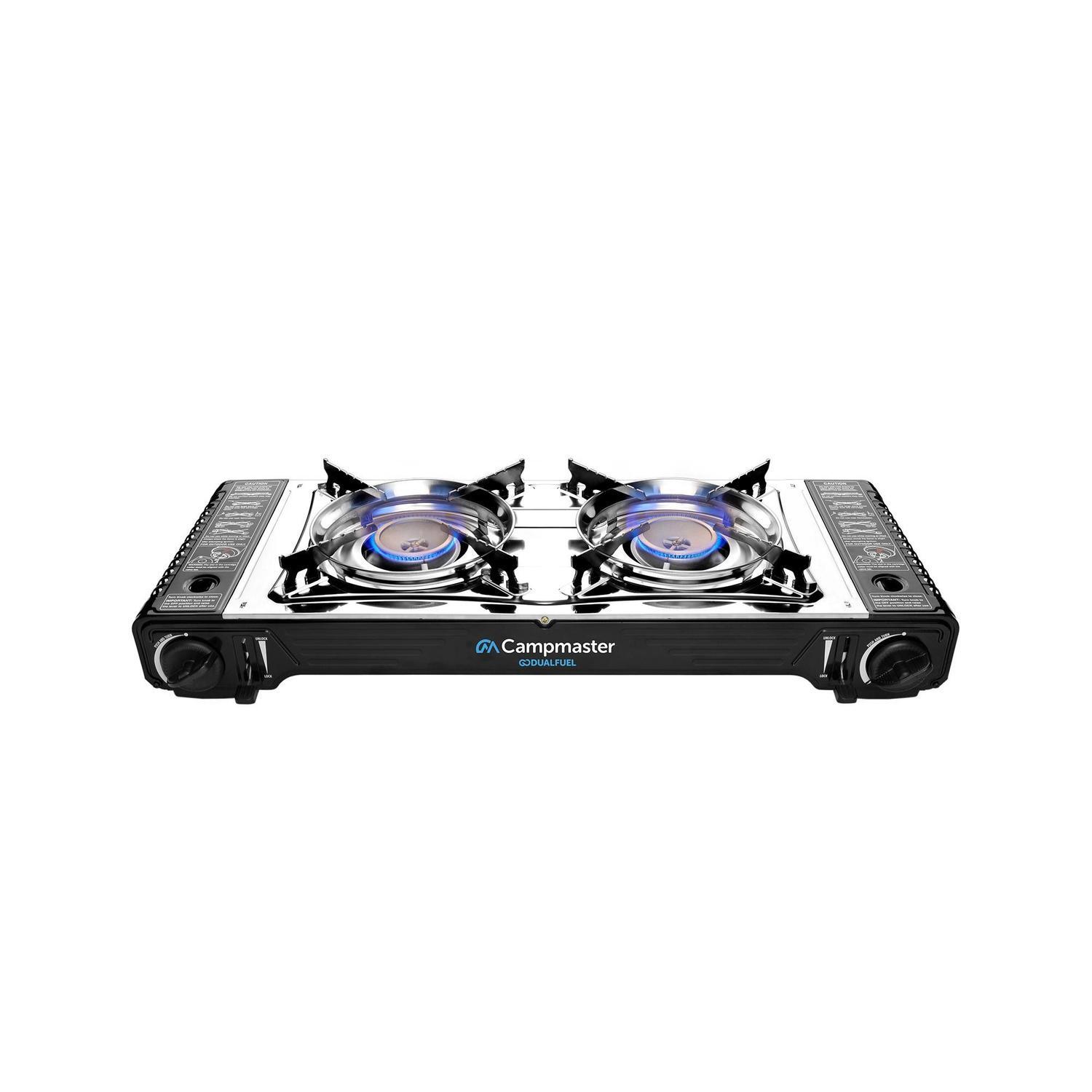 Dual Fuel Double Burner + Hot Plate
