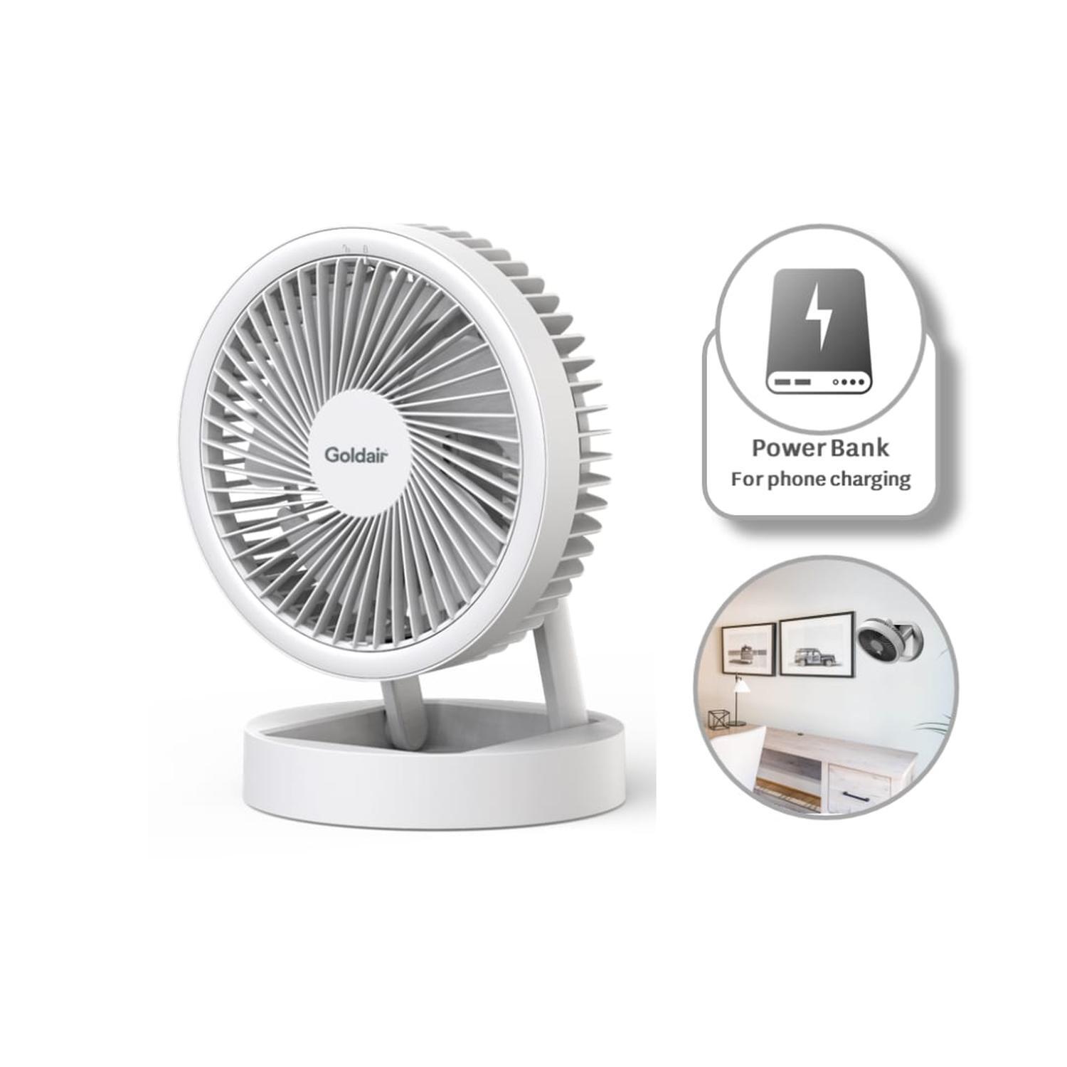 Desk Fan 20cm White