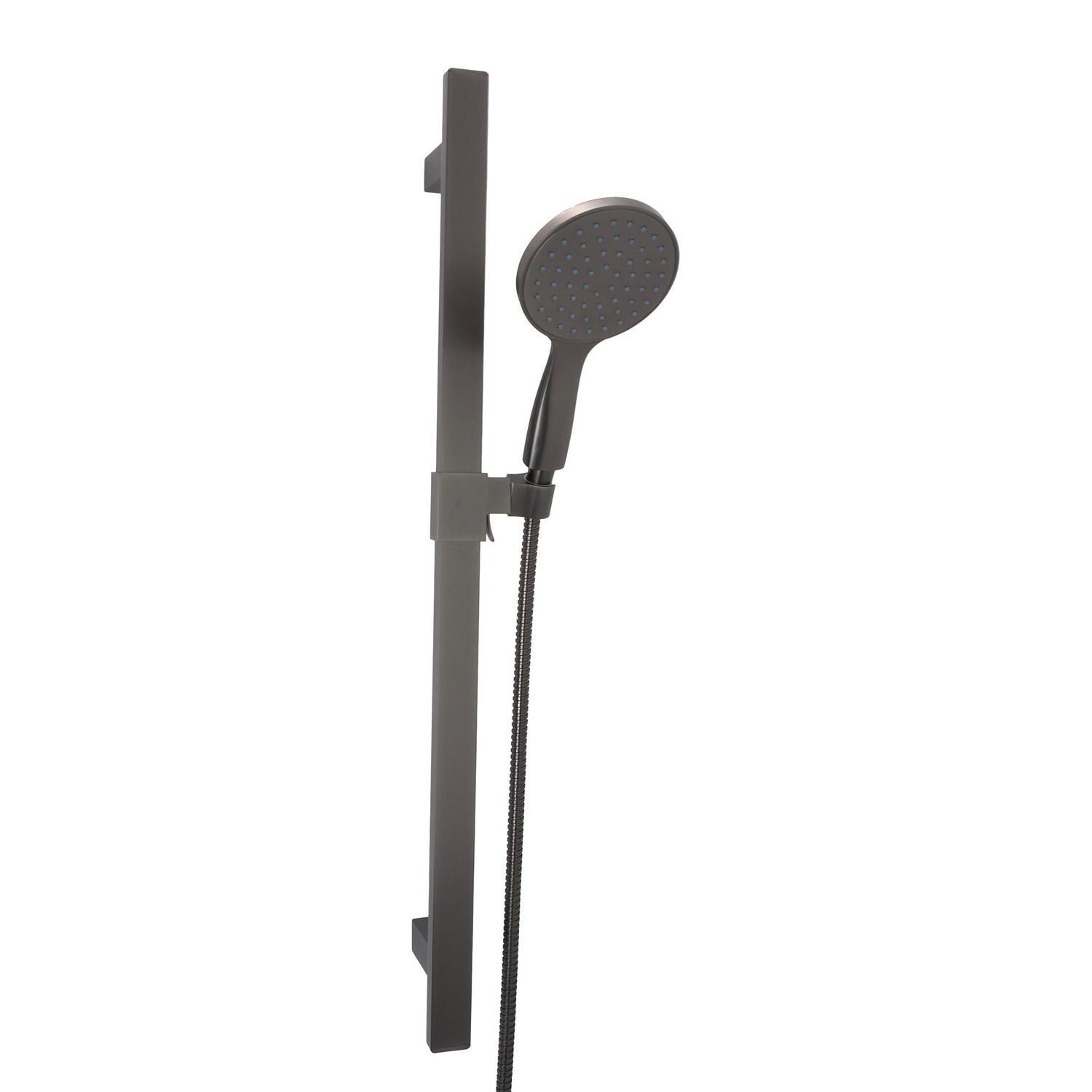 Shower Rail  Gun Metal
