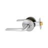 Medio Plus Series Sierra Privacy Lever Set with QuickFix Brushed Satin Chrome