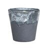 Mini Indoor Ceramic Abyss Pot Black Wave