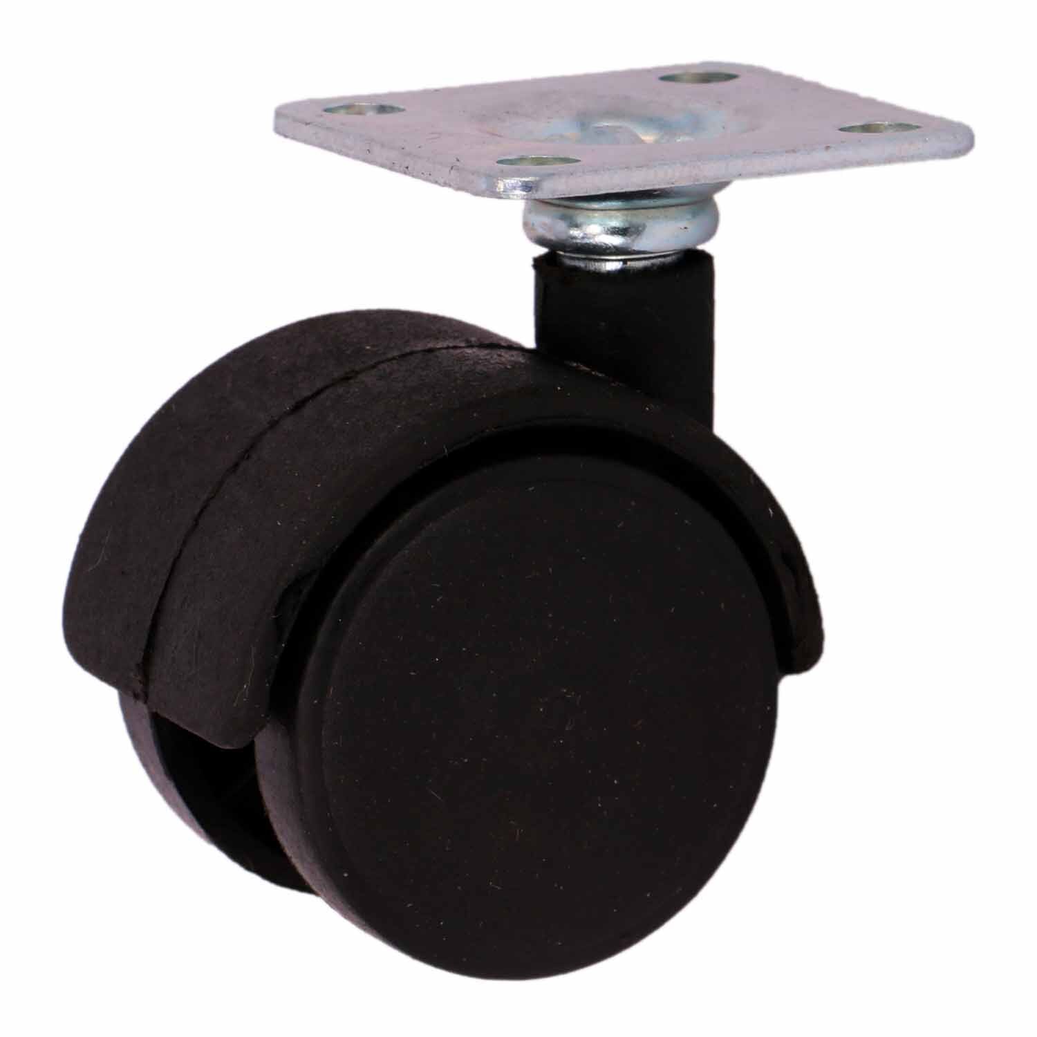 Twin Hood Castor With Screw Plate Pack