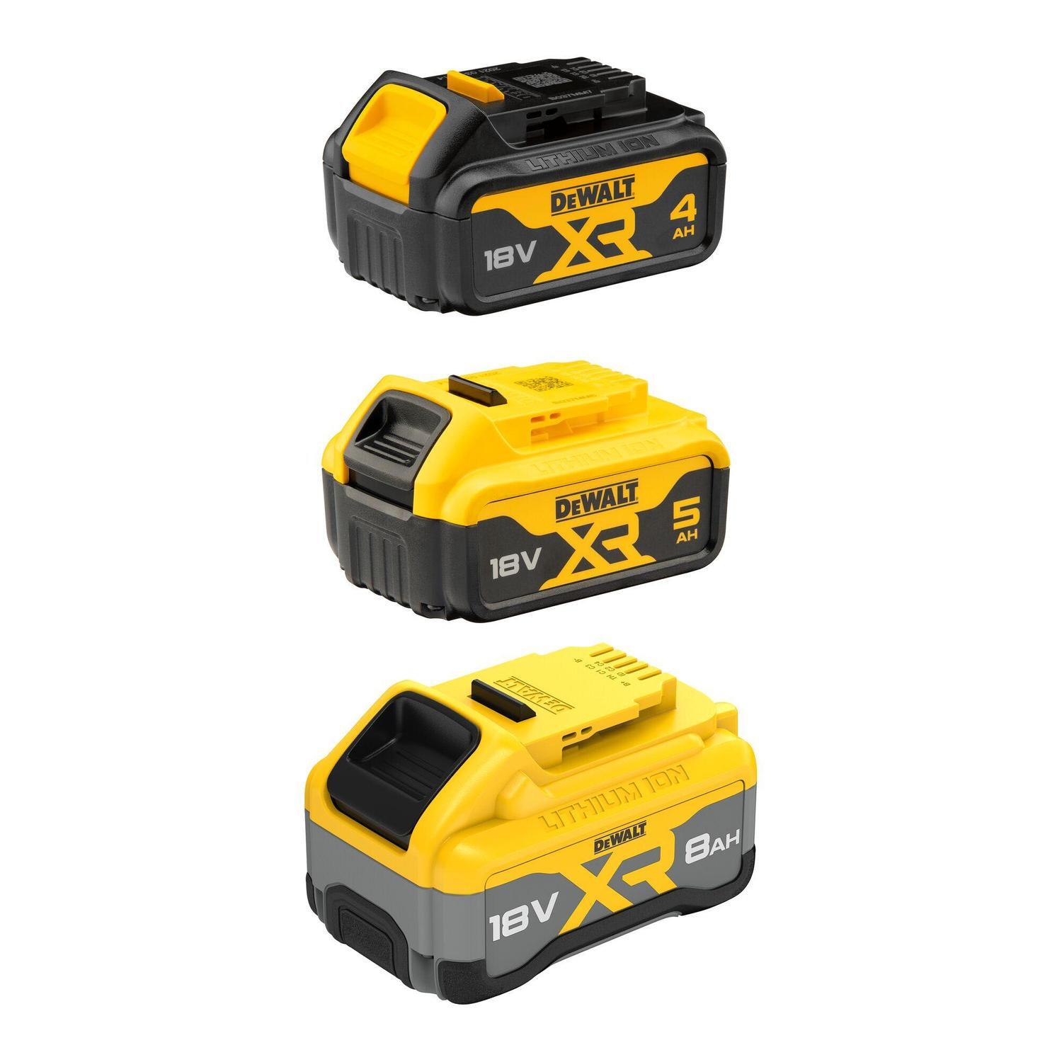 3 Piece Battery Pack 18 Volt Yellow & Black