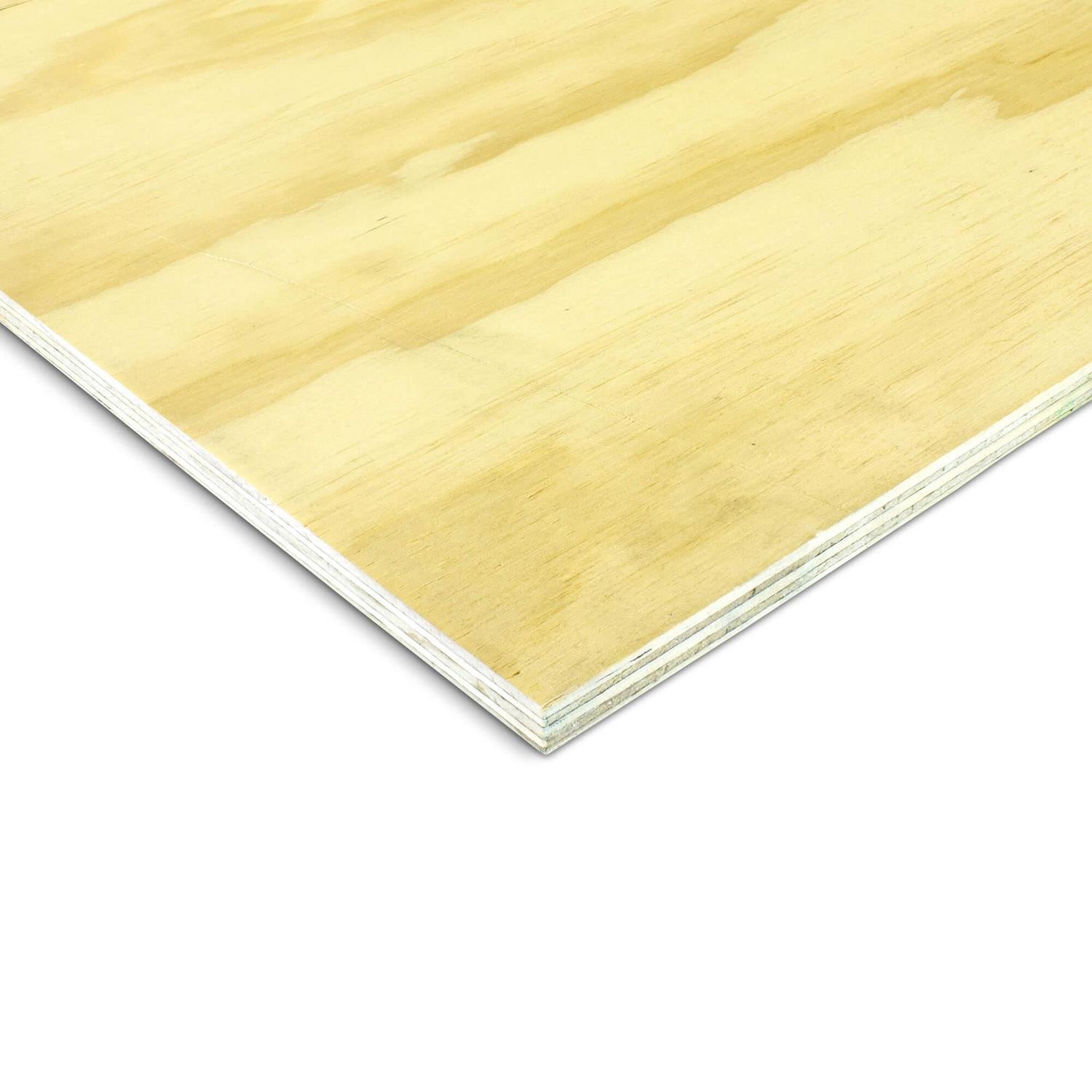F8 CD UnTreated Square Edge Structural Plywood 2400 x 1200 x 15mm Natural