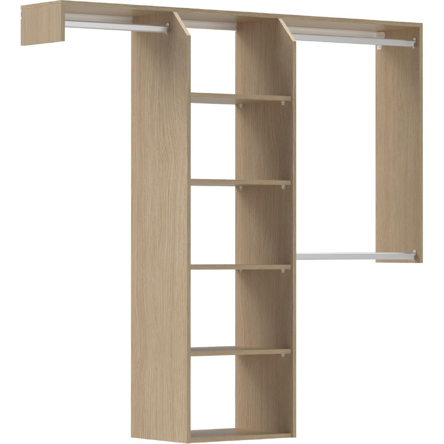 Customisable Wardrobe (Medium) 1600-1800 mm Perfect Oak