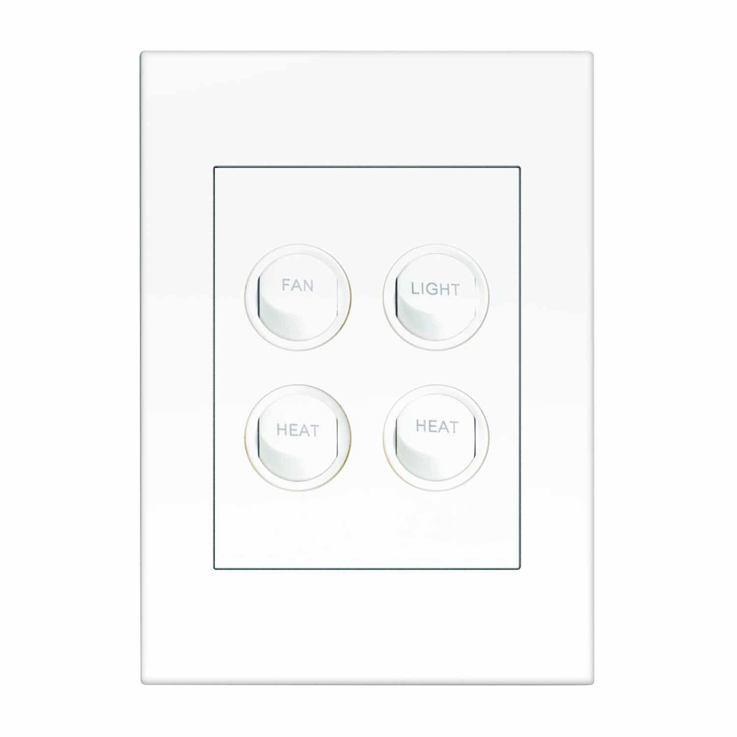 Vivo 4 Gang Engraved Switch