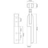 Stainless Glass Spigot  Stainless Steel