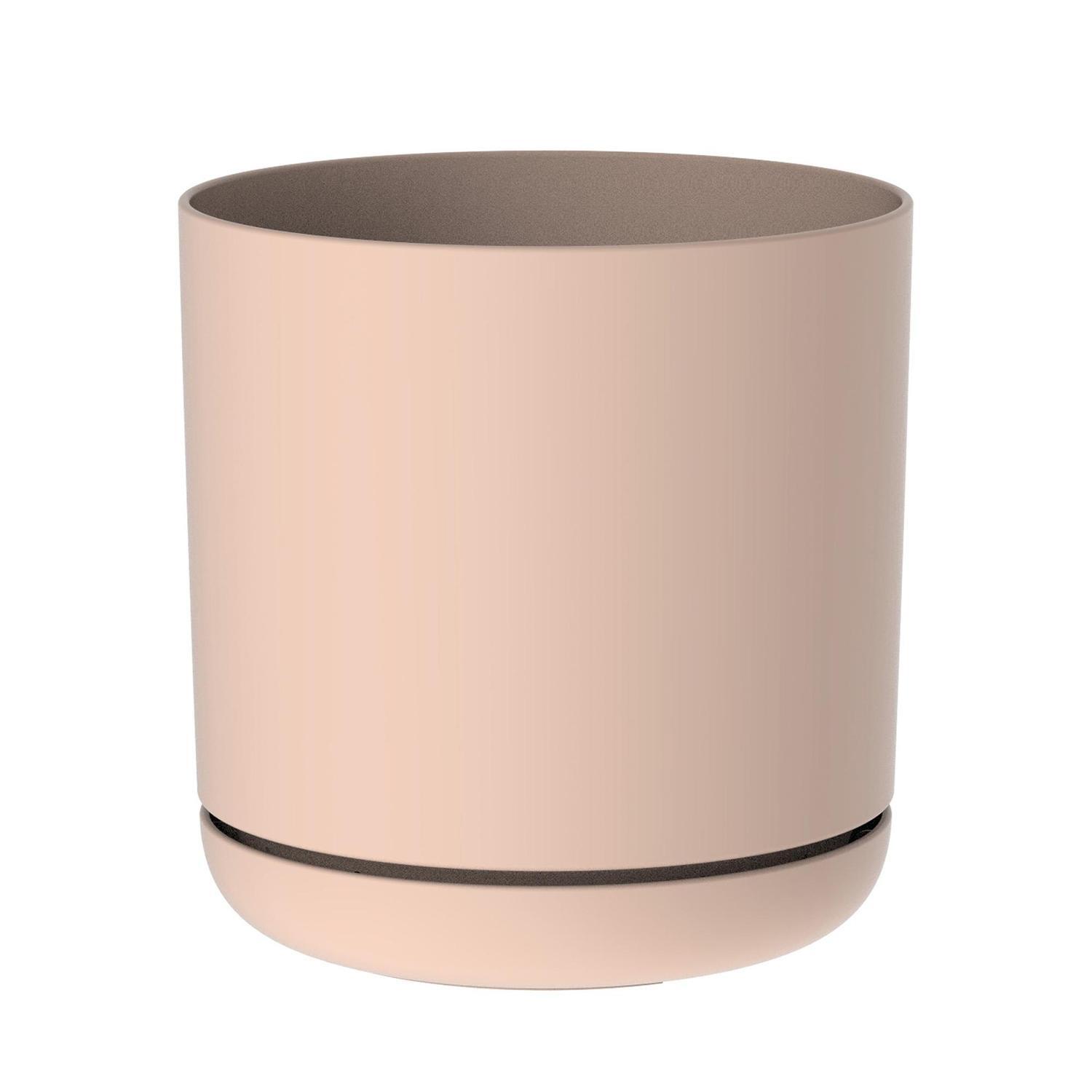Recycled Plastic Cleo Pot 19cm Sandy Pink  Sandy Pink