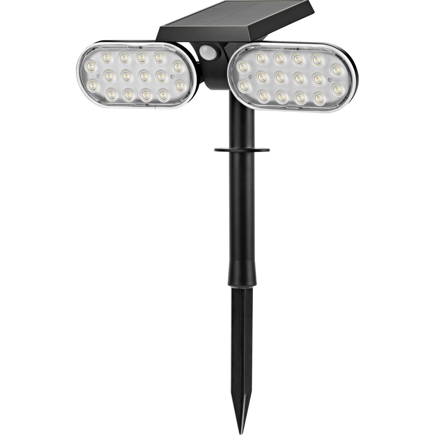Solar Adjustable Folding Spotlight 300lumens Black