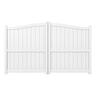 Valla Series Curve Driveway Gate H:1800mm x W:1500mm White