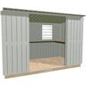 Shed H:1830mm, W:3030mm, D:1530mm Alu-Zinc
