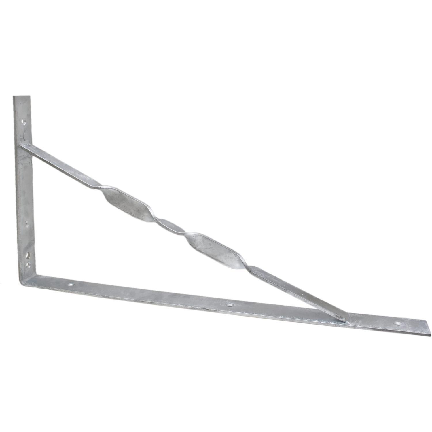 Twisted Stayed Angle Bracket Galvanised