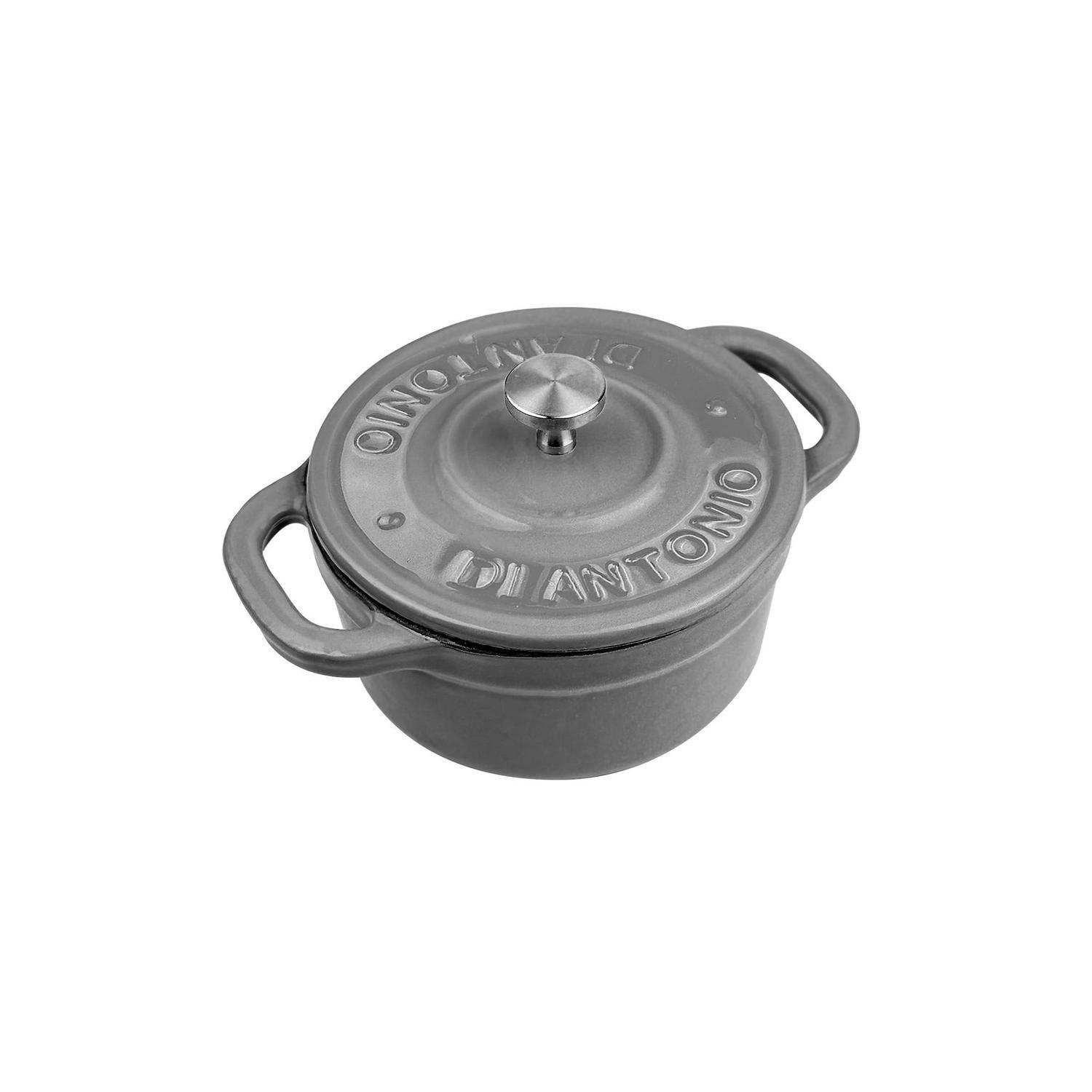 Casserole Dish Cast Iron 100mm Slate Grey