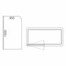 Single Swing Bath Screen