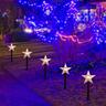 Christmas Star Stake Lights 5 Pack 24cm
