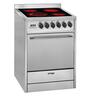 Freestanding Cooker Ceramic Cooktop 60cm Stainless Steel