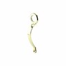 Nightlatch Handle 190mm Brass Plated