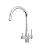 Elite 3-In-1 Gooseneck Water Filter Sink Mixer  Chrome