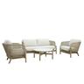 Outdoor Lounge Setting 4 Piece Seats 4