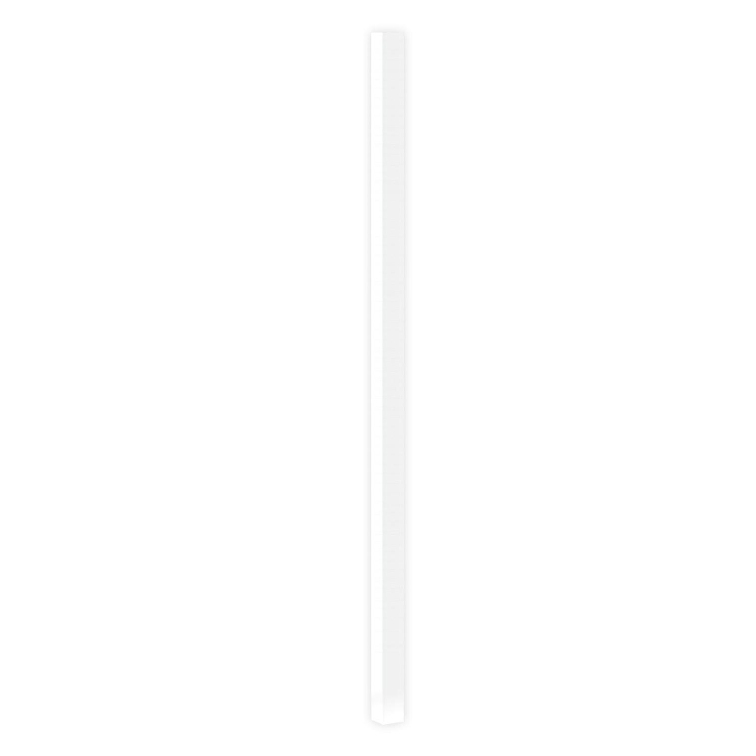 Inground Fence Post H: 2400mm, W: 50.8 x 50.8mm White