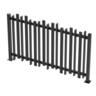 Fence Panel W: 1980mm H: 1200mm Ebony