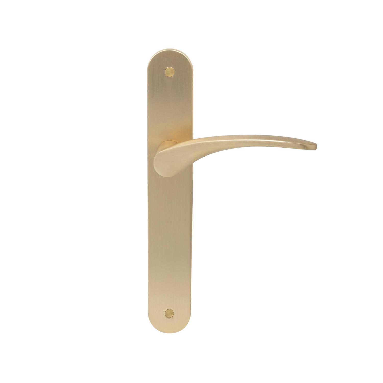 Apollo Longplate Dummy - LH  - Matt Satin Brass