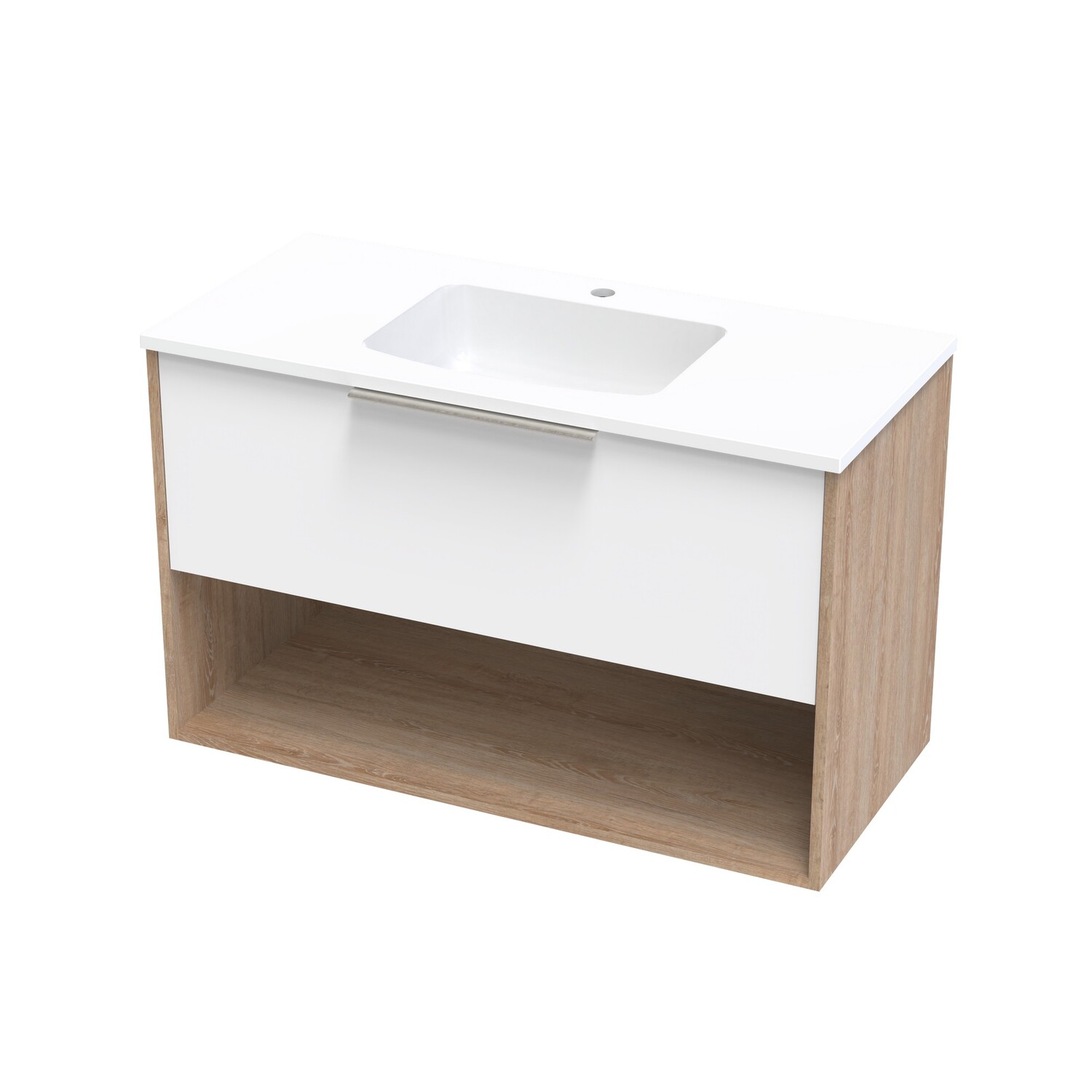 Nikau Drawer Open Wall Hung Vanity