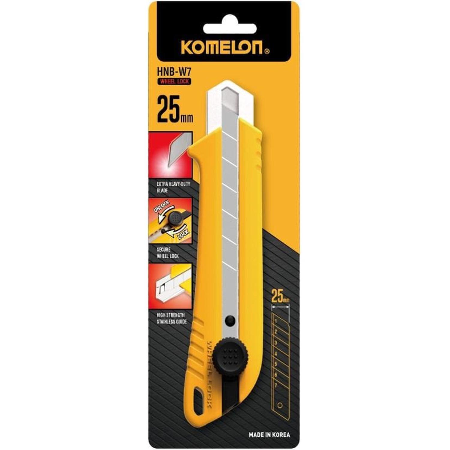Ergonomic Wheel Locking Snap off Blade Knife