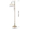 Marina Glass Shade Floor Lamp