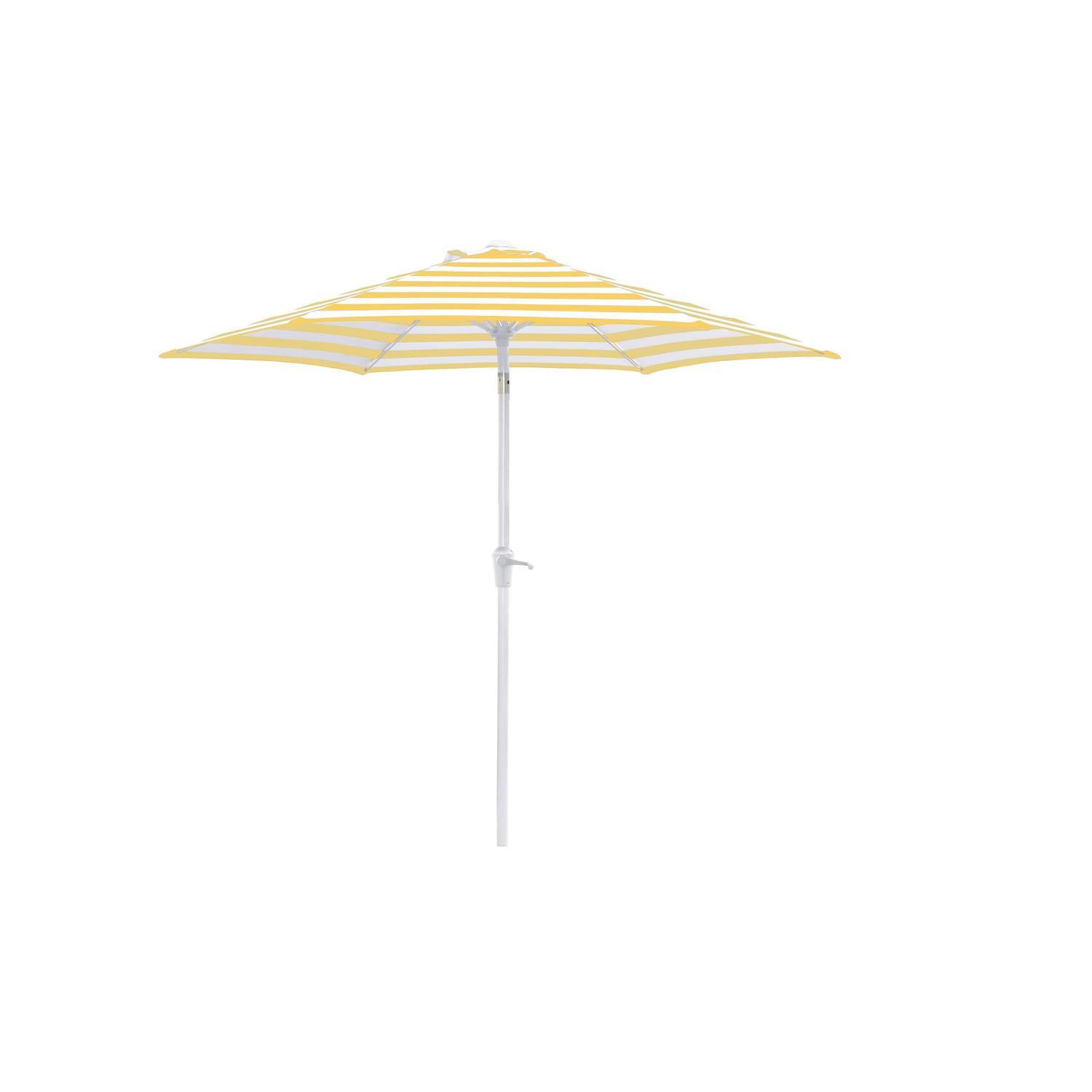 Market Umbrella 2.7m Yellow Stripe